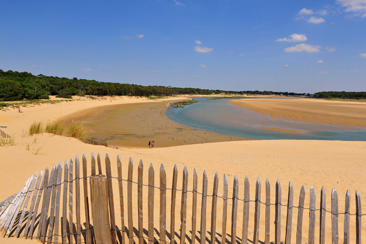 la lagune près du camping