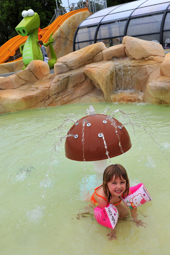 la piscine du camping club