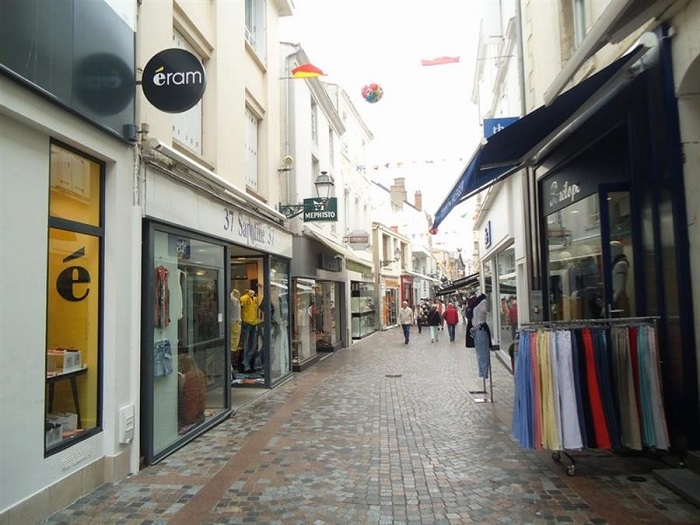 Rue piétonne les Sables d'Olonne